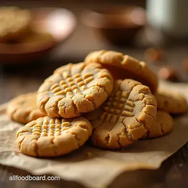 Easiest 3Ingredient Peanut Butter Cookies Recipe Recipe Card