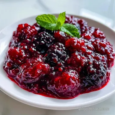 Blackberry Jam in 25 Minutes Recipe Card