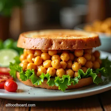 Tickle Your Tastebuds Chickpea Salad Sandwich Bliss Recipe Card