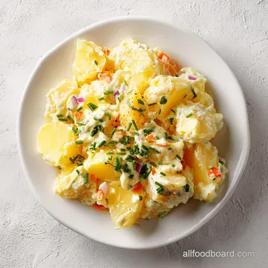 Traditional Potato Salad for 8 Servings: Creamy and Tangy Side