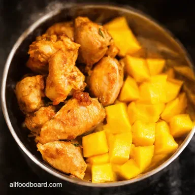 Sunshine in a Bowl Chicken bowls with mango so easy Recipe Card