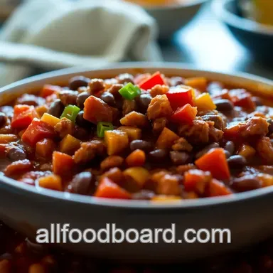 Ultimate Beef & Bean Chili: A Hearty Family Favorite Recipe Recipe Card