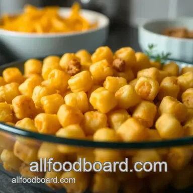 Ultimate Cheesy Tater Tot Casserole presentation