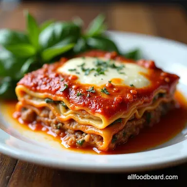 The Ultimate Italian Meat Lasagna Recipe SlowSimmered
