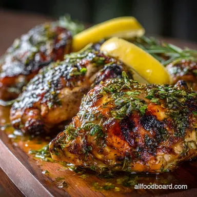 Easy Lemon Herb Chicken Marinade Perfect for Grilling or BBQ Recipe Card