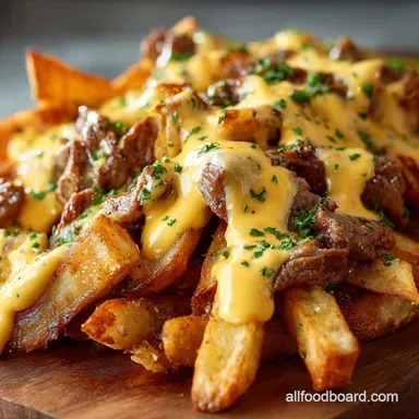 Loaded Steak Fries Recipe: Ultra-Crispy Chips Velvety Cheese Sauce