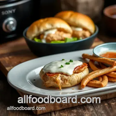 Delicious Slow Cooker Chicken Sandwiches with Ranch Flavor: The Ultimate Comfort Food Recipe Card