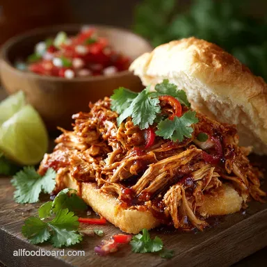 Foolproof Smoky Pulled Chicken The Best Crock Pot Recipes for Dinner Recipe Card
