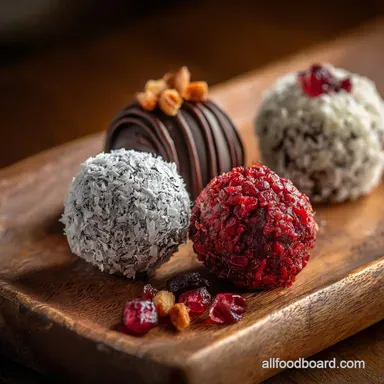 Valentines Day Treats Collection: The Ultimate Truffle Trio Recipe Recipe Card