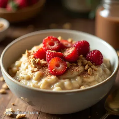 Creamy Vanilla Chai Overnight Oats Recipe Make Ahead Recipe Card