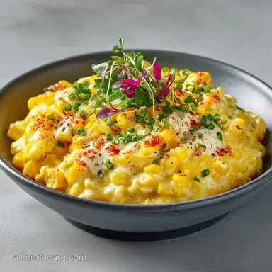 Creamed Corn: Velvety Authentic Farm-to-Fork Side Dish Recipe Card