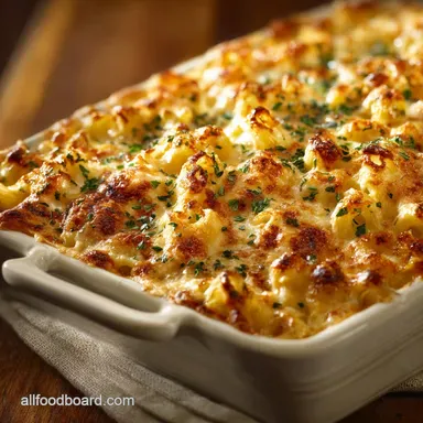 Vintage Comfort Food Recipes: Grandmas Slow-Baked Macaroni Bake