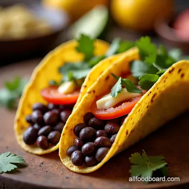Black Bean Breakfast Tacos My Quick Easy TexMex Secret Recipe Card