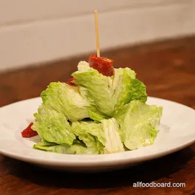Wedge Salad on a Stick Easy Skewered Salad Recipe Recipe Card