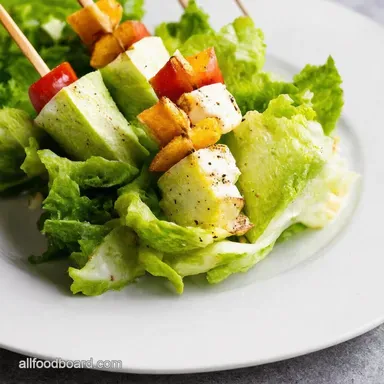 Wedge Salad on a Stick Easy Skewered Salad Recipe
