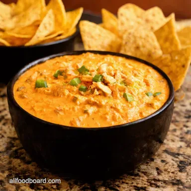 Outrageous Warm Chicken Nacho Dip Winner Winner Dip Dinner Recipe Card