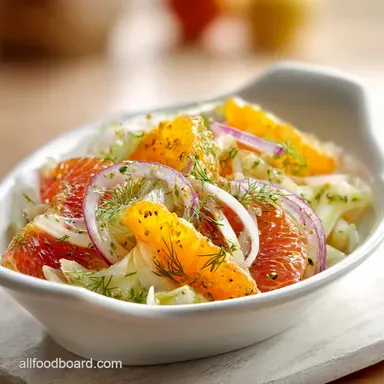 Citrus Salad with Fennel for 4 Servings: A Zesty Refreshing Dish