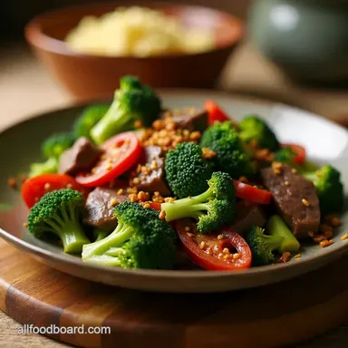 Wok This Way Beef and Broccoli Stir Fry Takeout Style Recipe Card