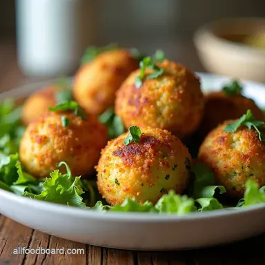 Baked Chickpea Zucchini Balls My Zesty Mediterranean Take