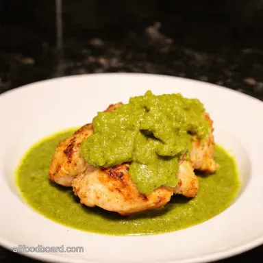 Zesty Chicken with Green Sauce My Weeknight Winner Recipe Card