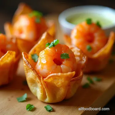 Chili Lime Shrimp Wonton Cups Zesty Bites in Minutes Recipe Card