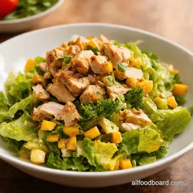 Zesty Chopped chicken salad recipe My Mediterranean Twist Recipe Card