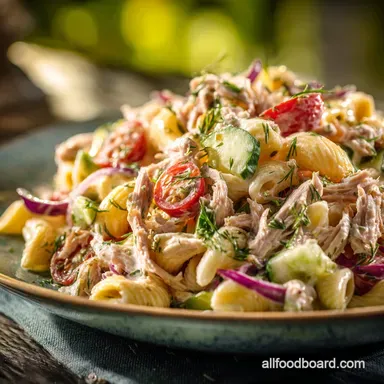 The Bright Briny Tuna Pasta Salad Recipe No More Gloopy Mayo Recipe Card