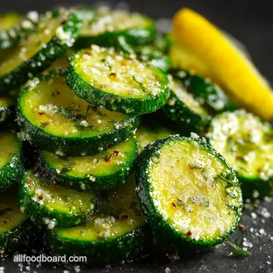 Zesty Raw Zucchini Salad Recipe Lemon Parm Perfection Recipe Card
