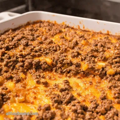 Zesty LowCarb Ground Beef Bake Easy Keto Dinner Recipe Card