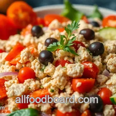 Easy & Zesty Mediterranean Tuna Salad Recipe: Fresh & Flavorful