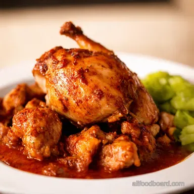 Zesty Slow Cooker Chicken BBQ Easiest Weeknight Dinner Recipe Card