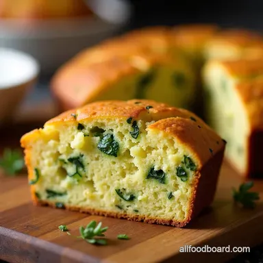 Zesty Green Onion Zucchini Cheddar Quick Bread So Easy Recipe Card