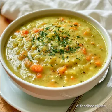 Zucchini and Yellow Squash Soup: Vegan