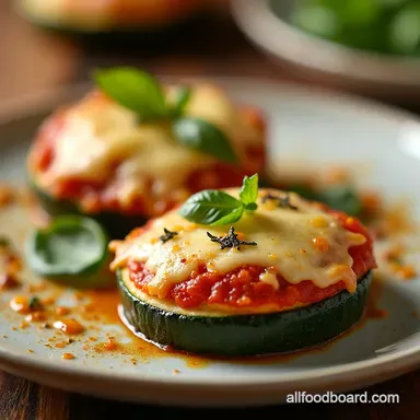 Zucchini Pizza Bites Cheesy Garlicky Ready in Minutes Recipe Card