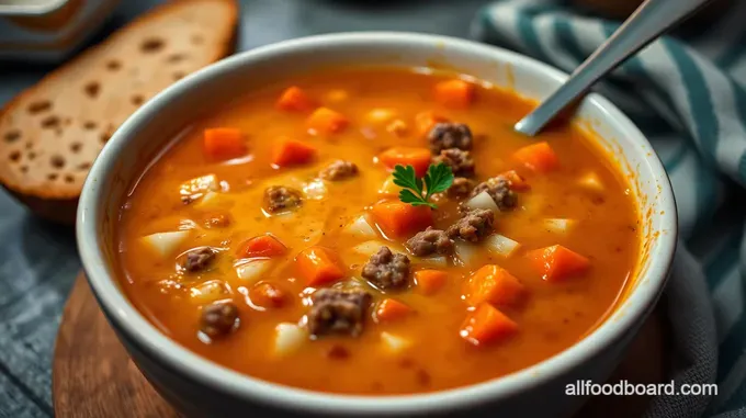 Cheeseburger Soup: Comfort in a Bowl