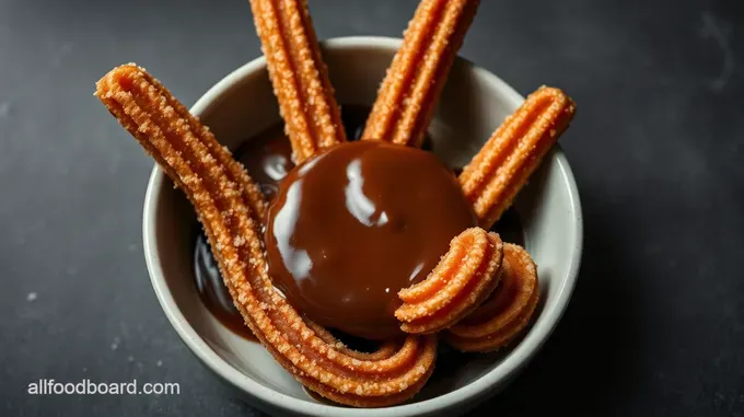 Classic Spanish Churros with Chocolate Dipping Sauce