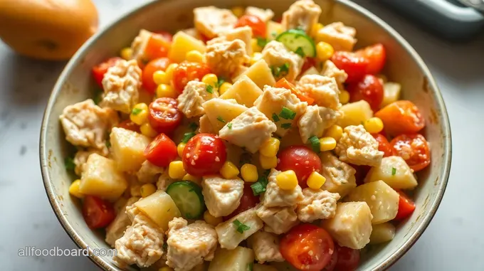 Creamy Chicken & Potato Salad Delight