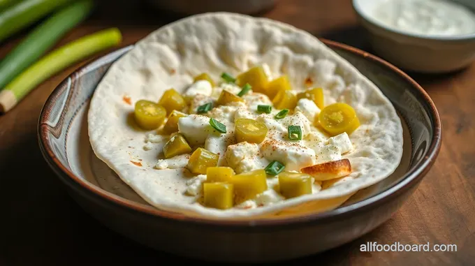 Creamy Pickle and Cheese Wraps