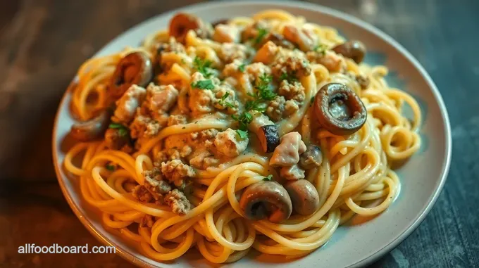 Creamy Turkey Tetrazzini Delight