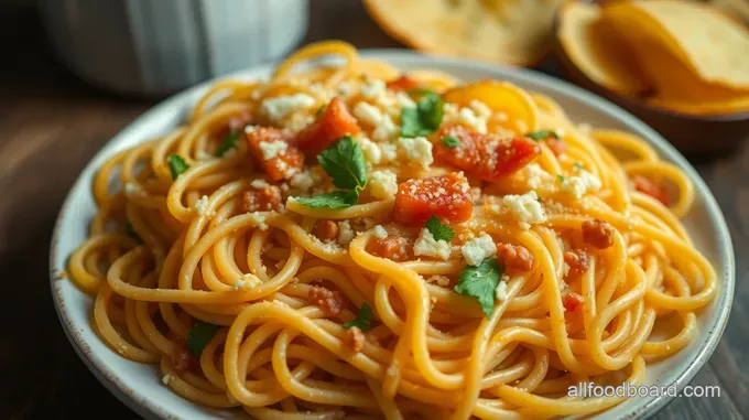 Crispy Chip-Topped Pasta Delight