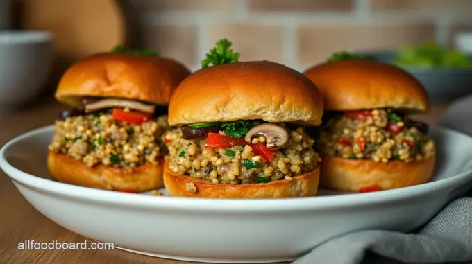 Deliciously Loaded Veggie Sliders: A Plant-Based Treat