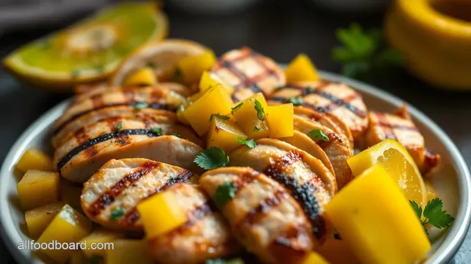 Grilled Mango Pineapple Chicken: Tropical Bliss on a Plate
