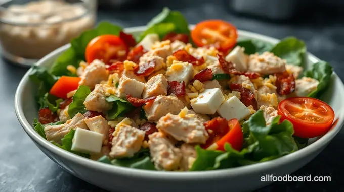 Hearty Chicken Bacon Ranch Salad