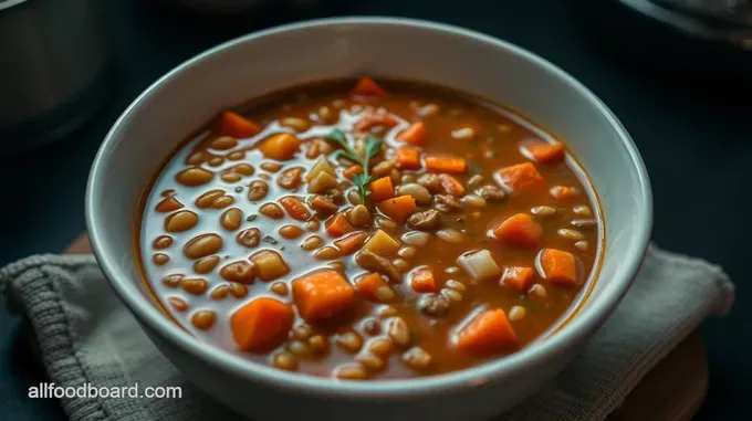 Hearty Lentil Soup: A Comforting Bowl of Nourishment