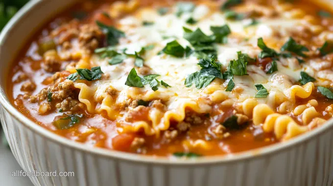 Lasagna Soup: Comfort in a Bowl