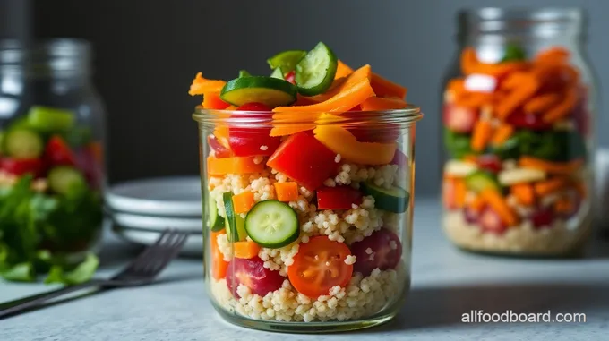 Mason Jar Layered Salad Recipe