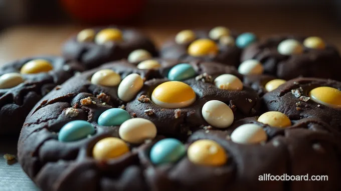 Mini Egg Brownie Cookies