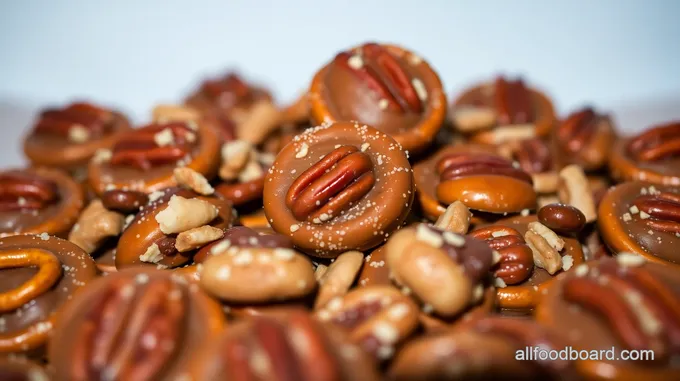 Pretzel Rolo Pecan Bites