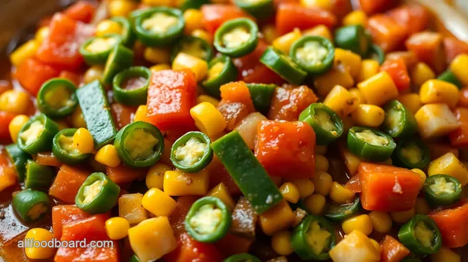 Savory Okra Corn and Tomato Delight