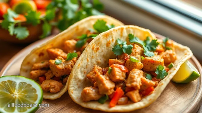 Southwest Spice Blend Chicken Tacos